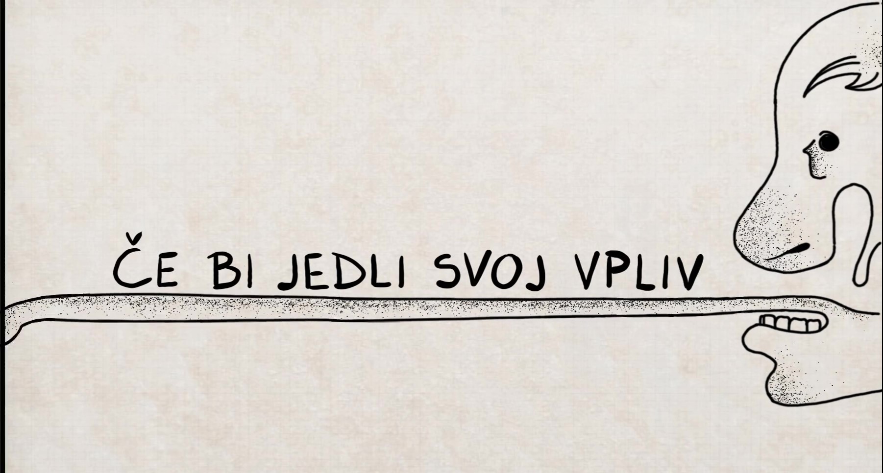 Če bi jedli svoj vpliv